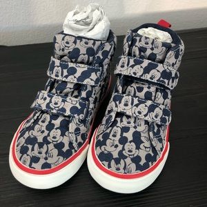 NEW Baby Gap Disney Mickey Mouse High Top Sneakers, Toddler 8